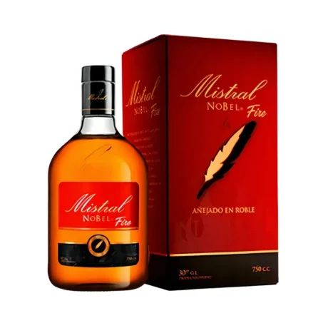 PISCO MISTRAL NOBEL FIRE  750ML