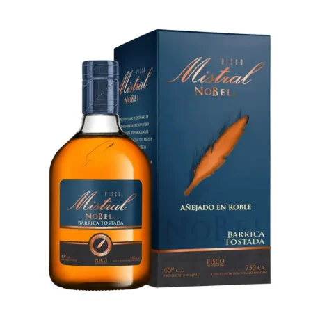 PISCO MISTRAL NOBEL B. TOSTADA 750 ML
