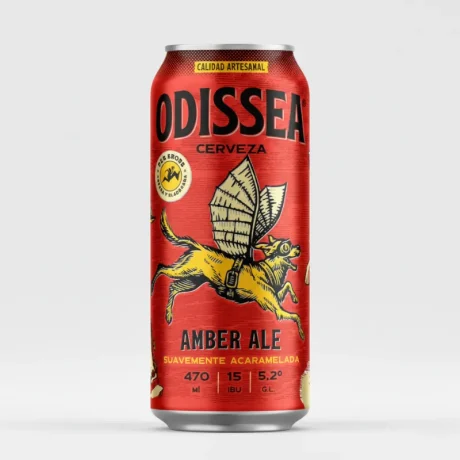 CERVEZA ODISSEA AMBER ALE 470cc
