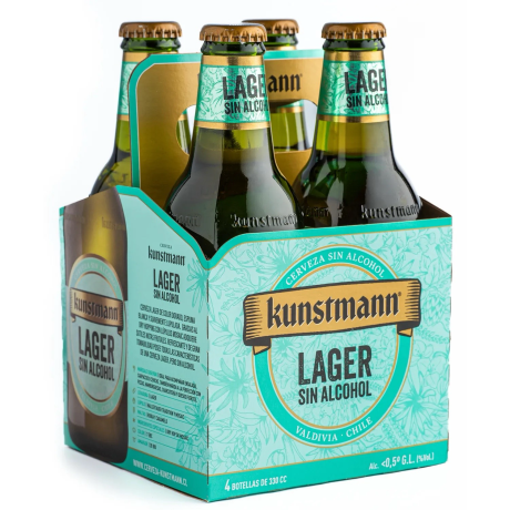 Kunstmann Lager Sin Alcohol Botella 4 X 330 cc